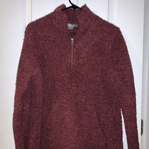 Natural reflections fuzzy sweater